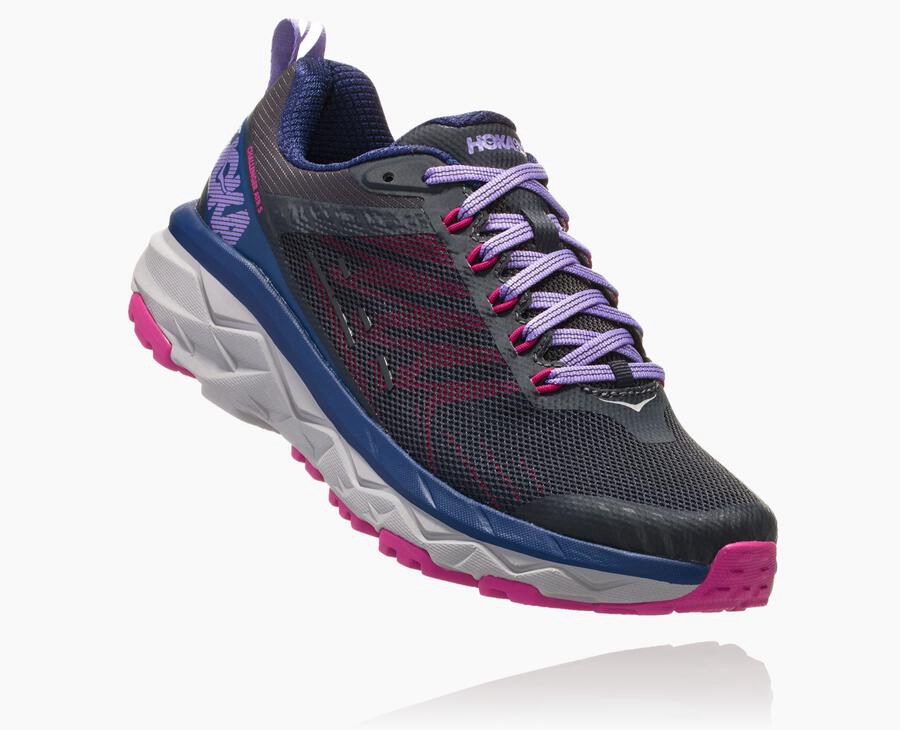 Tenis Trail Hoka One One Feminino Pretas - Challenger Atr 5 - 807-XRZUPA